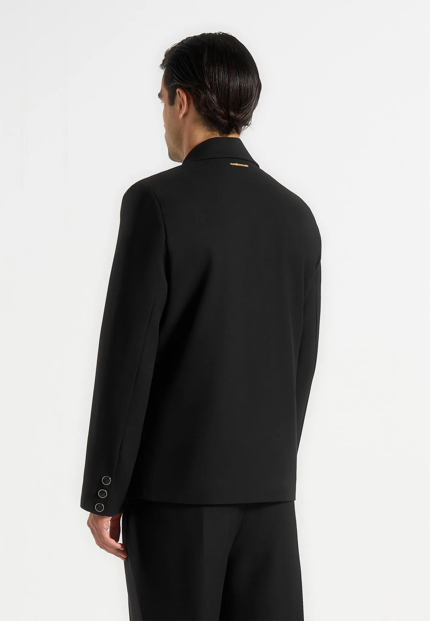 Didier - Double Breasted Tailored Suit Jacket - Black sold by Maniere De Voir product image thumbnail 5