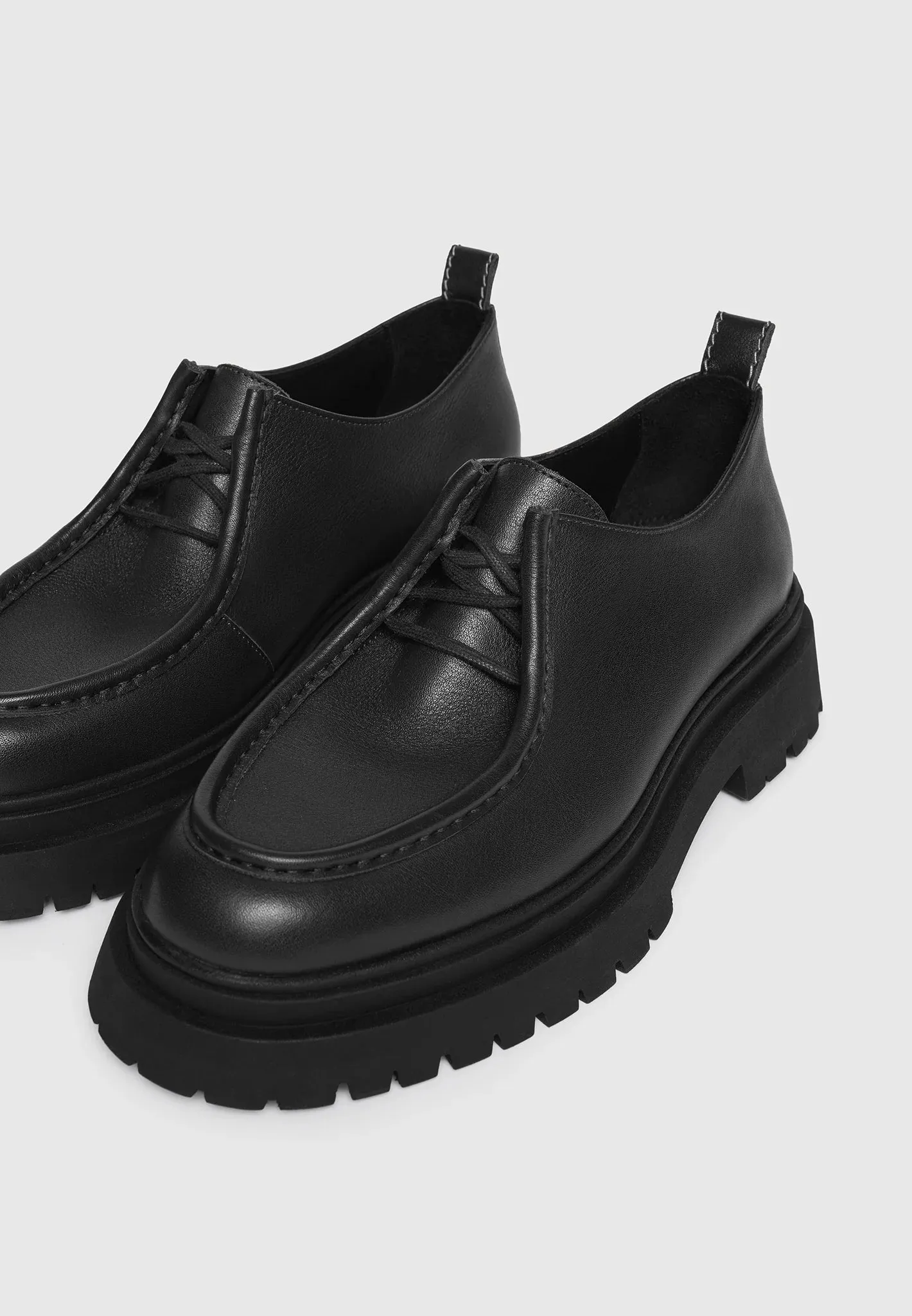 Lille - Leather Lace Up Shoes - Black sold by Maniere De Voir product image thumbnail 5