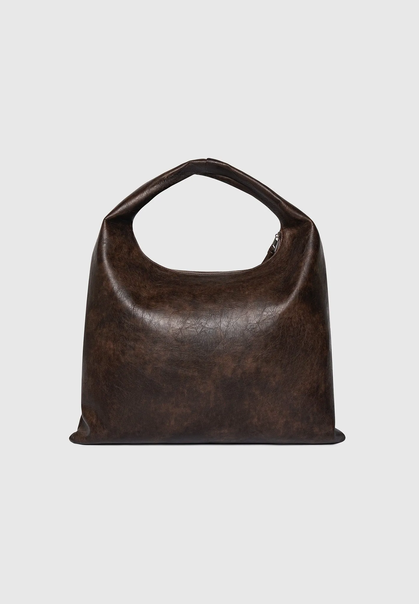 Aubin - Vintage Leather Hobo Bag - Brown sold by Maniere De Voir product image thumbnail 4