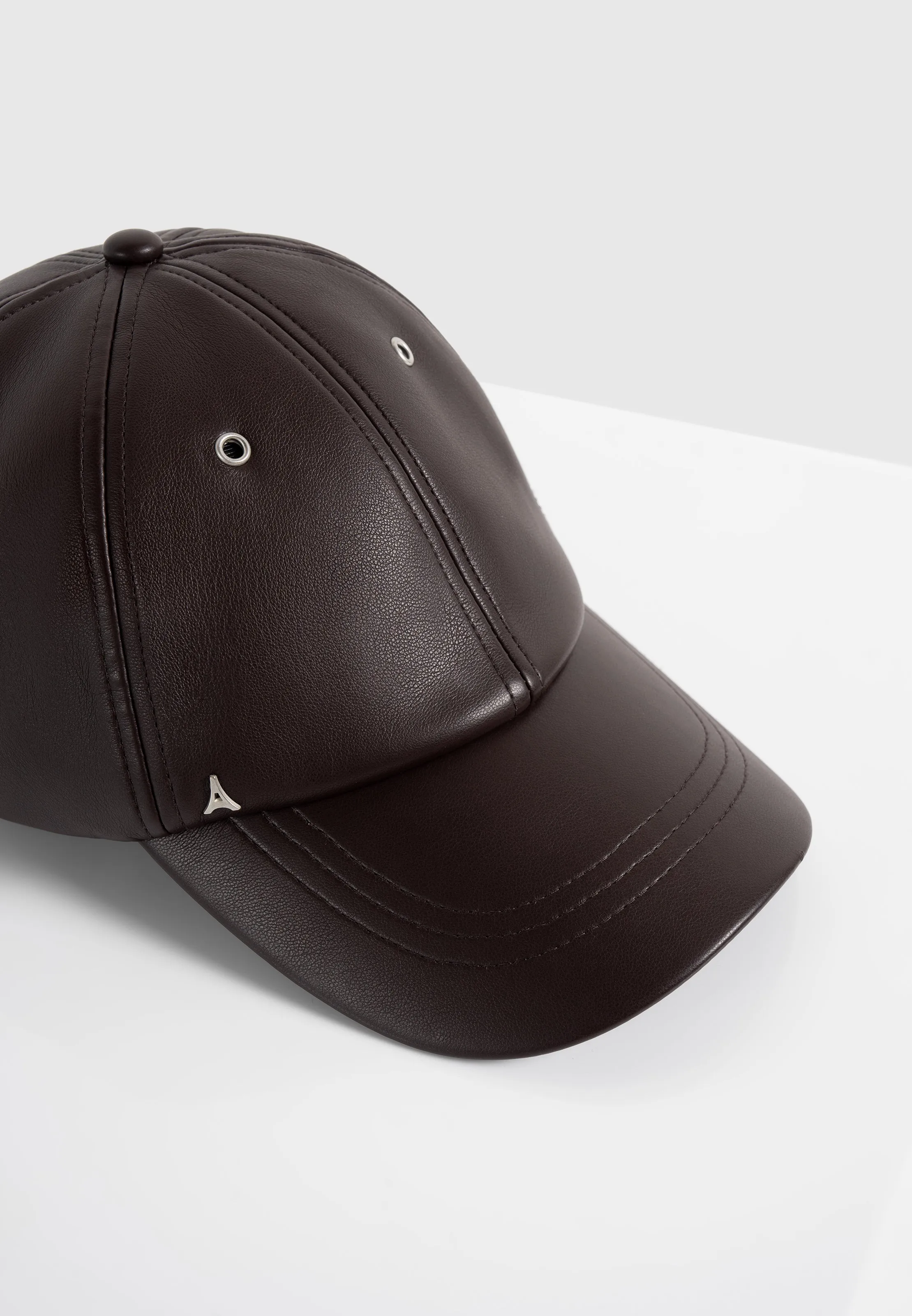 Lou - Leather Cap - Brown sold by Maniere De Voir product image thumbnail 2