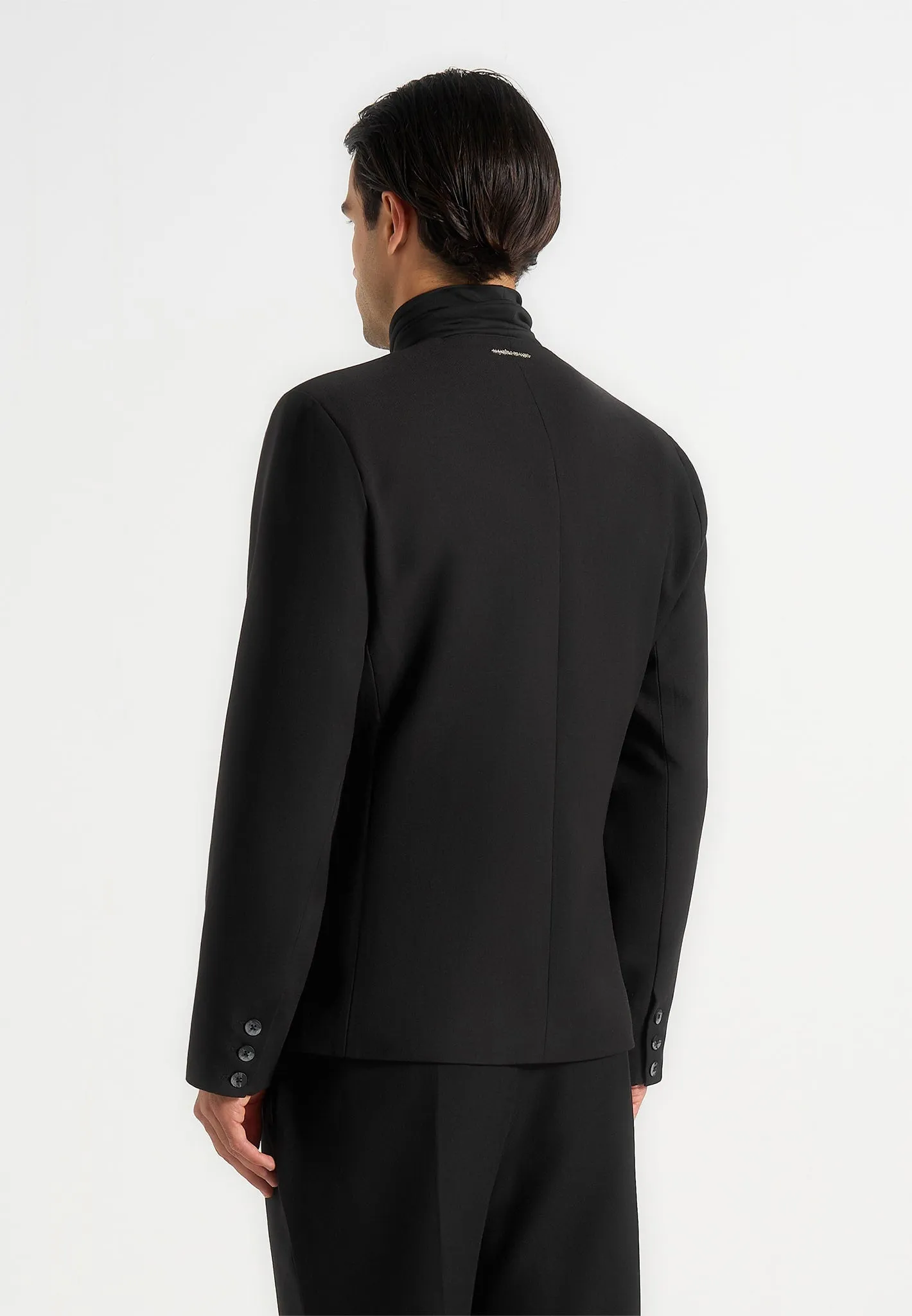 Timeo - Tailored Kimono Blazer - Black sold by Maniere De Voir product image thumbnail 4
