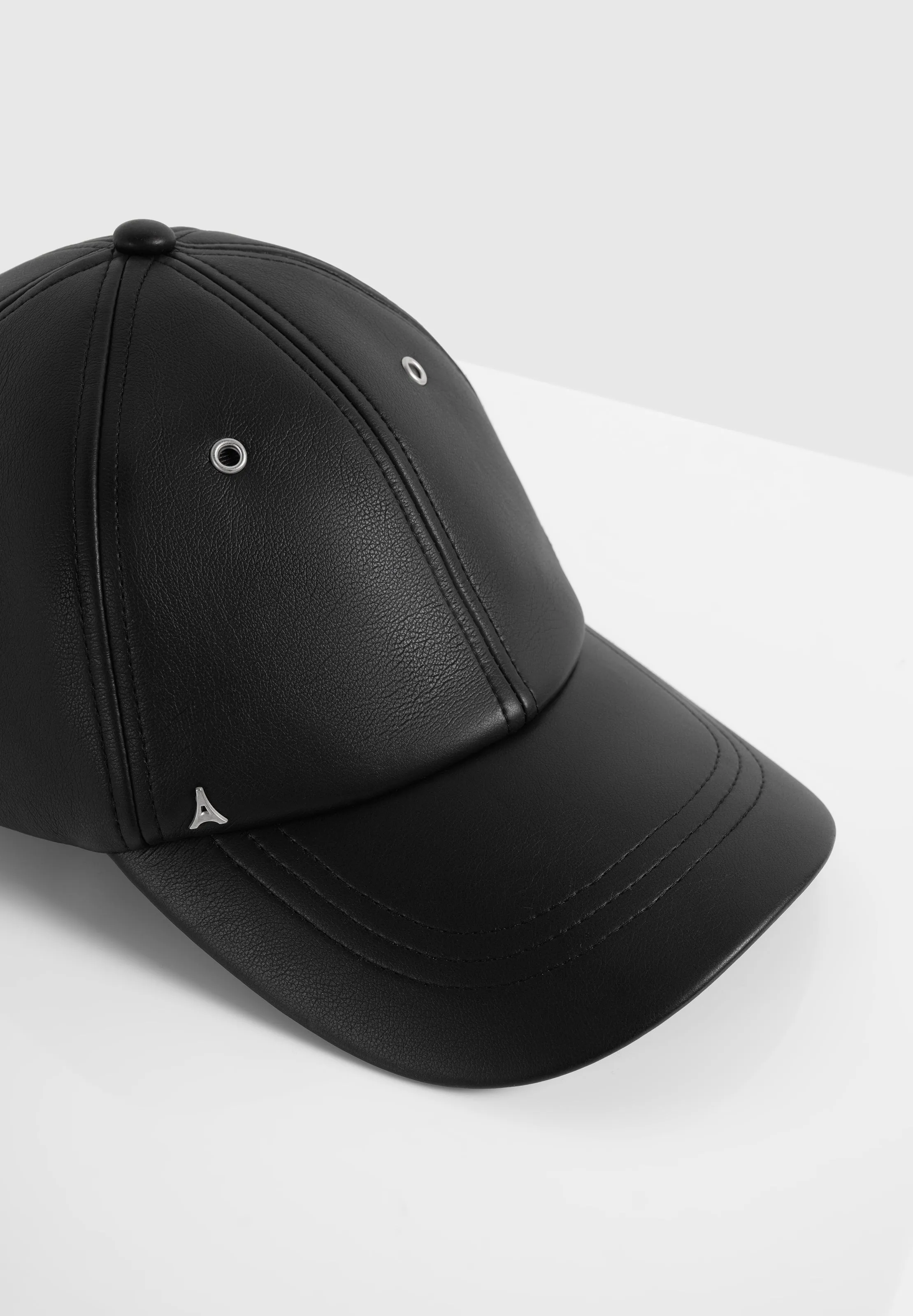 Lou - Leather Cap - Black sold by Maniere De Voir product image thumbnail 2