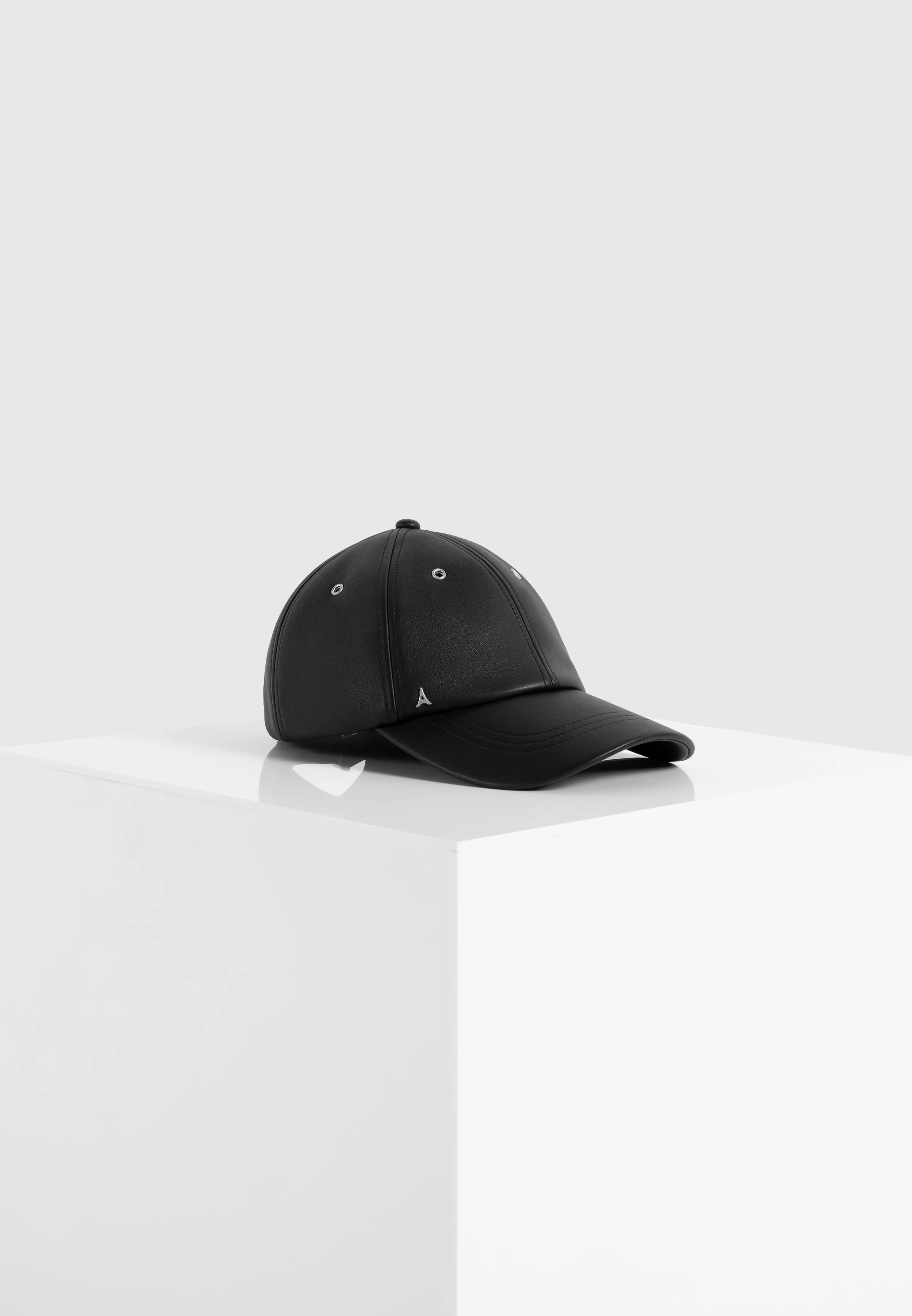 Lou - Leather Cap - Black sold by Maniere De Voir product image thumbnail 4