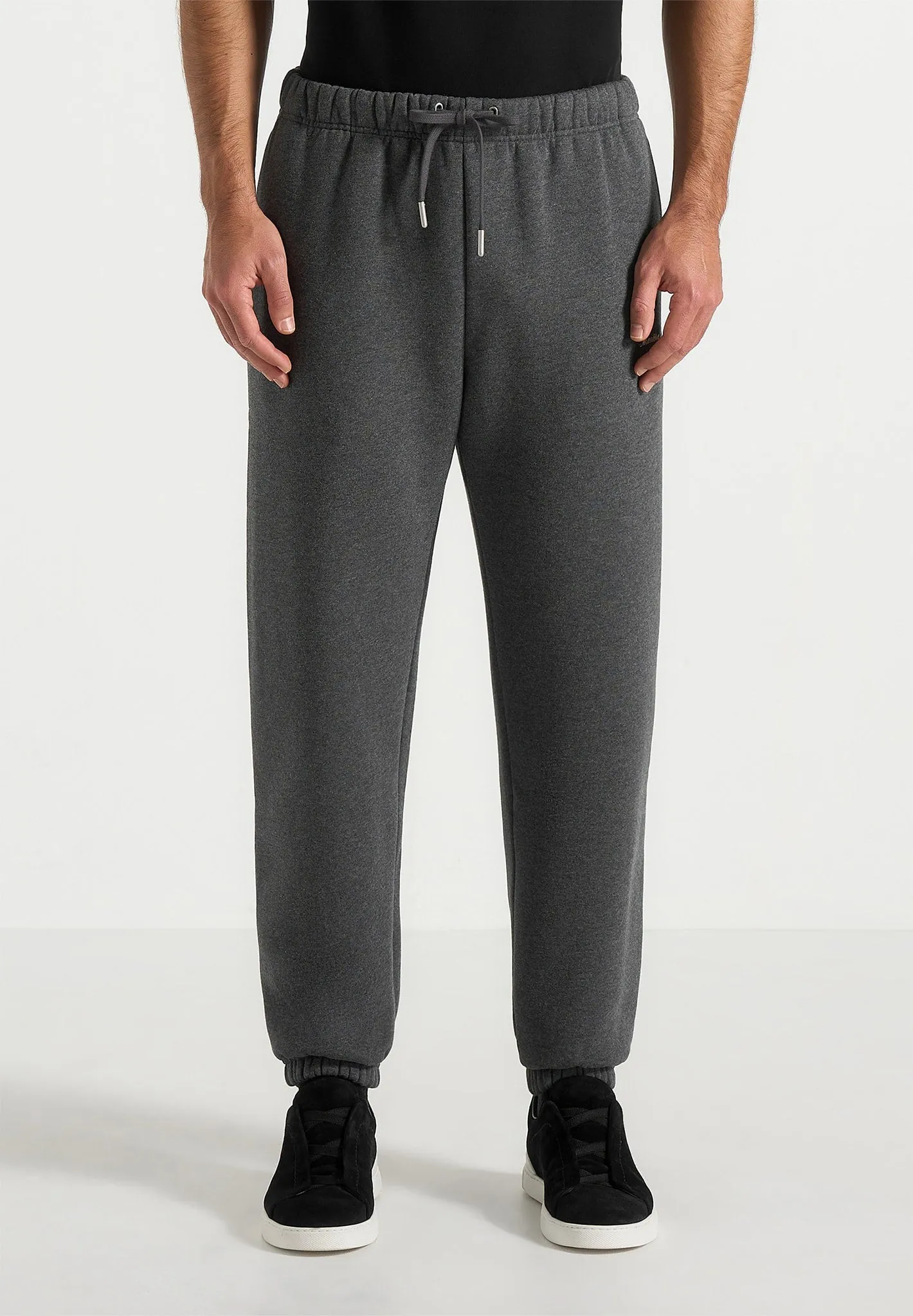 Alistair - Signature Regular Fit Cuffed Joggers - Charcoal Grey sold by Maniere De Voir product image thumbnail 5