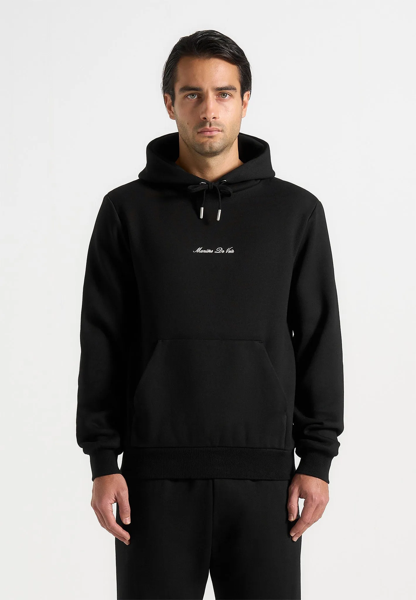Gustave - Signature Regular Fitted Hoodie - Black sold by Maniere De Voir product image thumbnail 5
