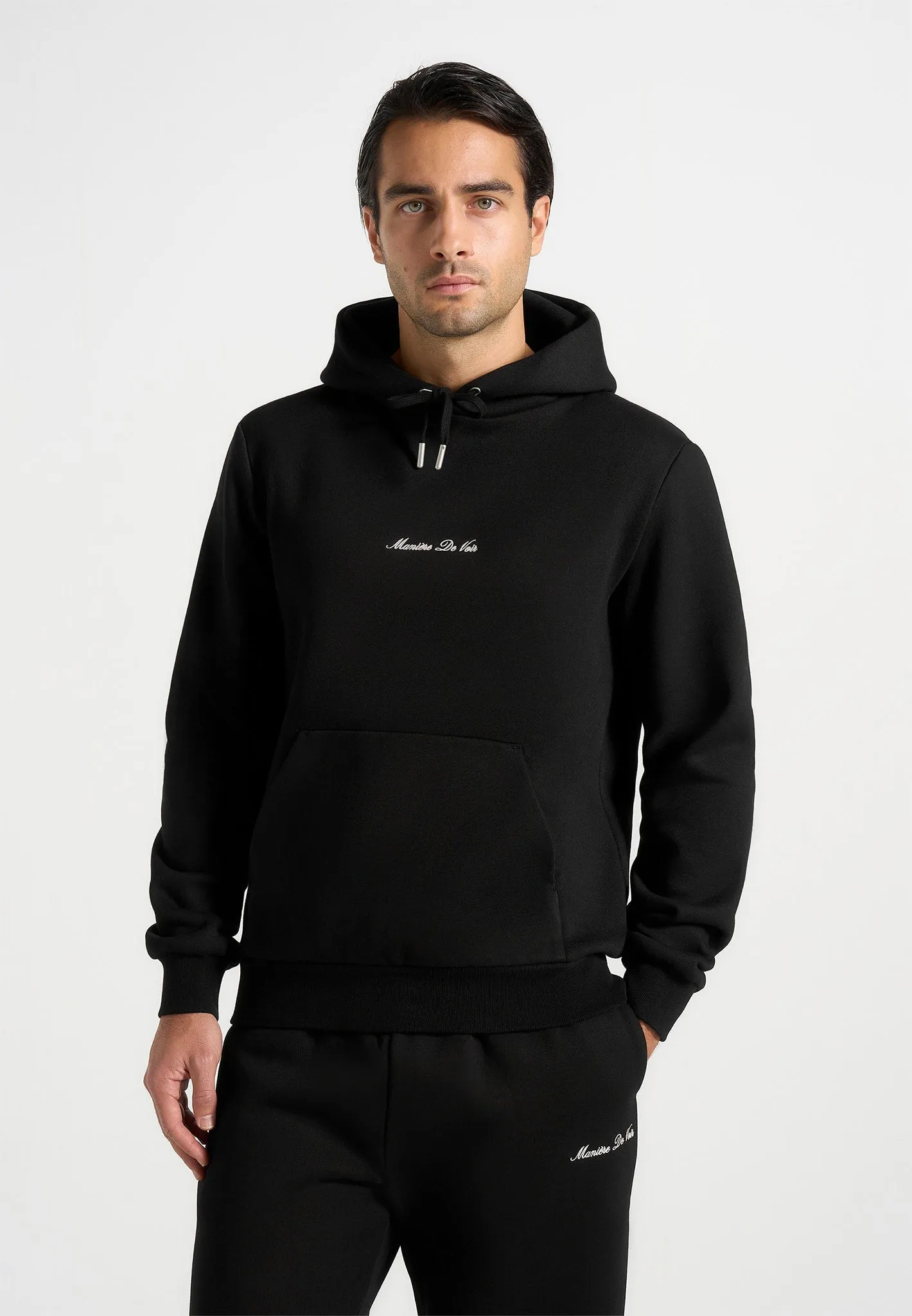 Gustave - Signature Regular Fitted Hoodie - Black sold by Maniere De Voir