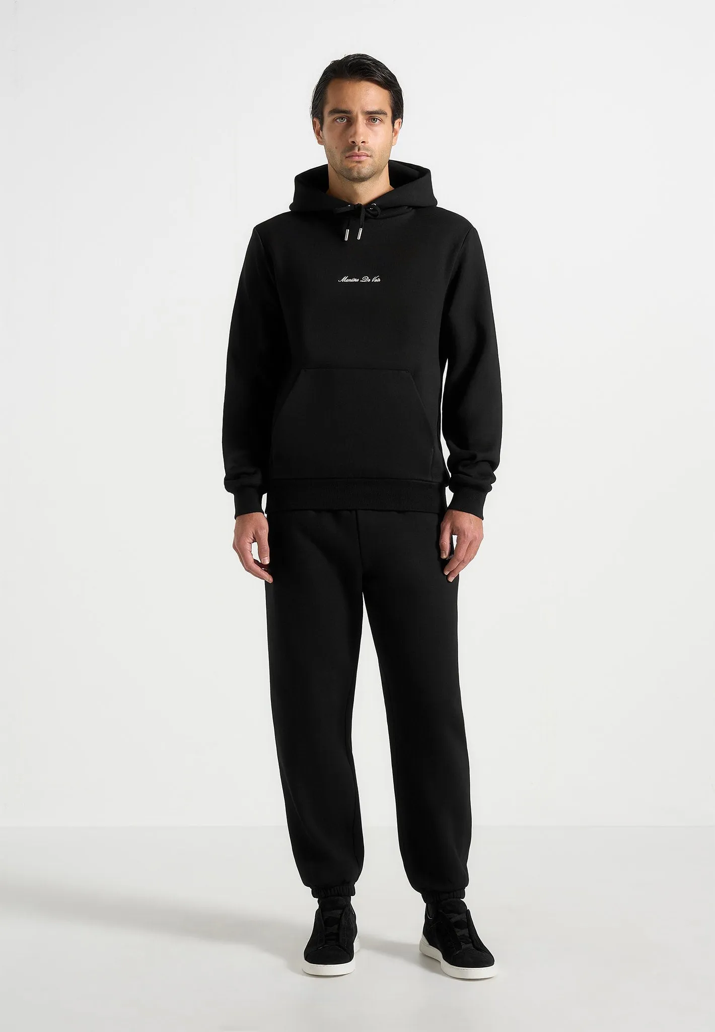 Gustave - Signature Regular Fitted Hoodie - Black sold by Maniere De Voir product image thumbnail 2