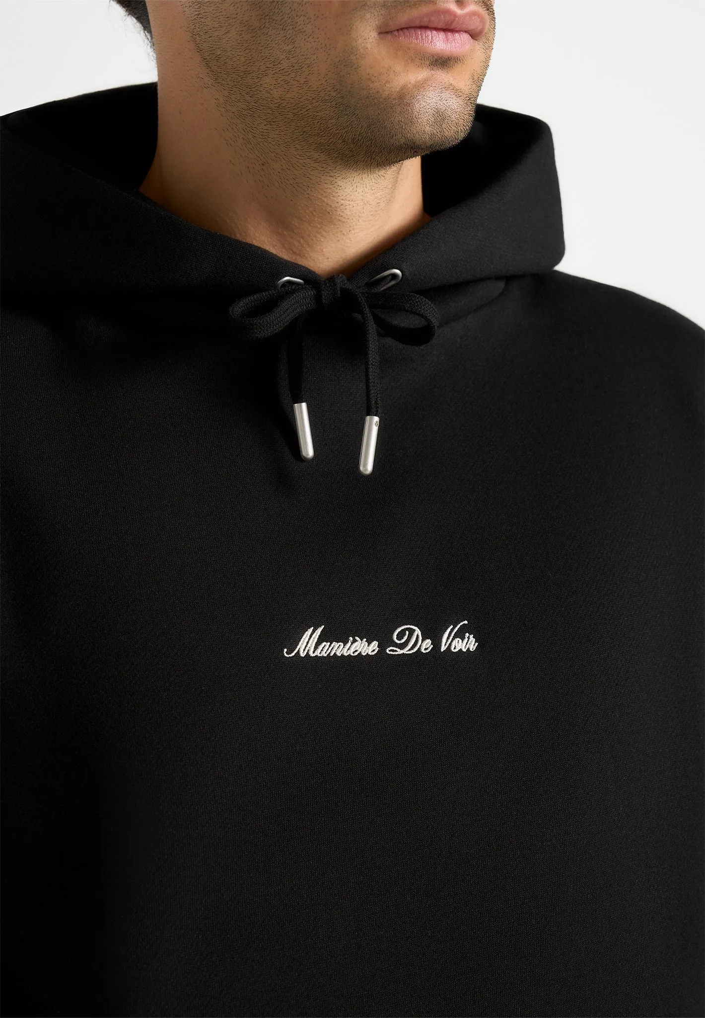 Gustave - Signature Regular Fitted Hoodie - Black sold by Maniere De Voir product image thumbnail 3