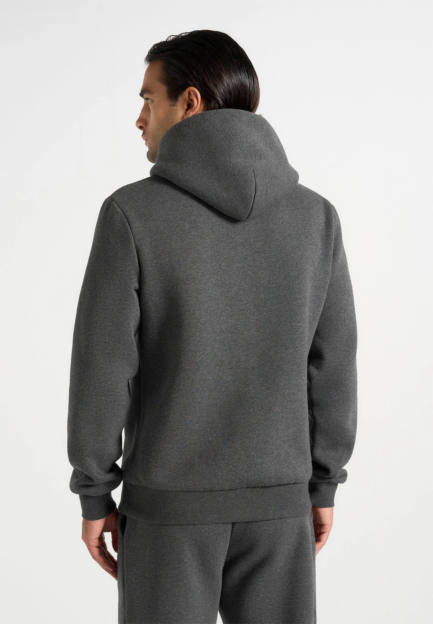 Gustave - Signature Regular Fitted Hoodie - Charcoal Grey sold by Maniere De Voir product image thumbnail 4