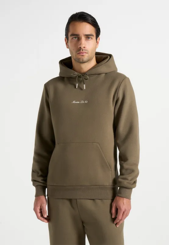 Gustave - Signature Regular Fit Hoodie - Olive sold by Maniere De Voir