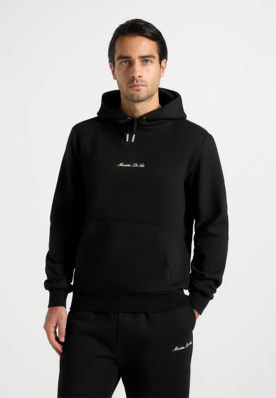 Gustave - Signature Regular Fit Hoodie - Black sold by Maniere De Voir