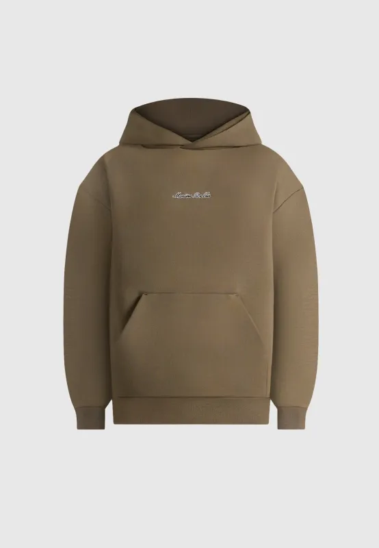 JS001 - Unisex Signature Relaxed Fit Hoodie - Olive sold by Maniere De Voir