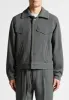 Twill Boxy Jacket - Grey sold by Maniere De Voir
