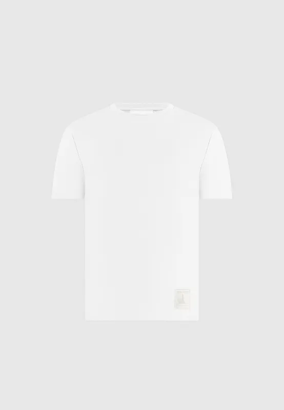 TS008 - Regular Fit Cotton T-Shirt - White sold by Maniere De Voir