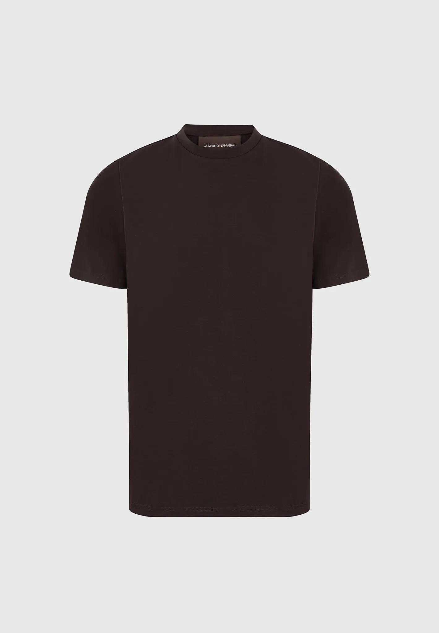 TS003 - Fitted Luxe T-Shirt - Brown sold by Maniere De Voir product image thumbnail 5
