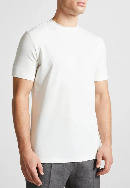 TS003 - Fitted Luxe T-Shirt - White made by Maniere De Voir