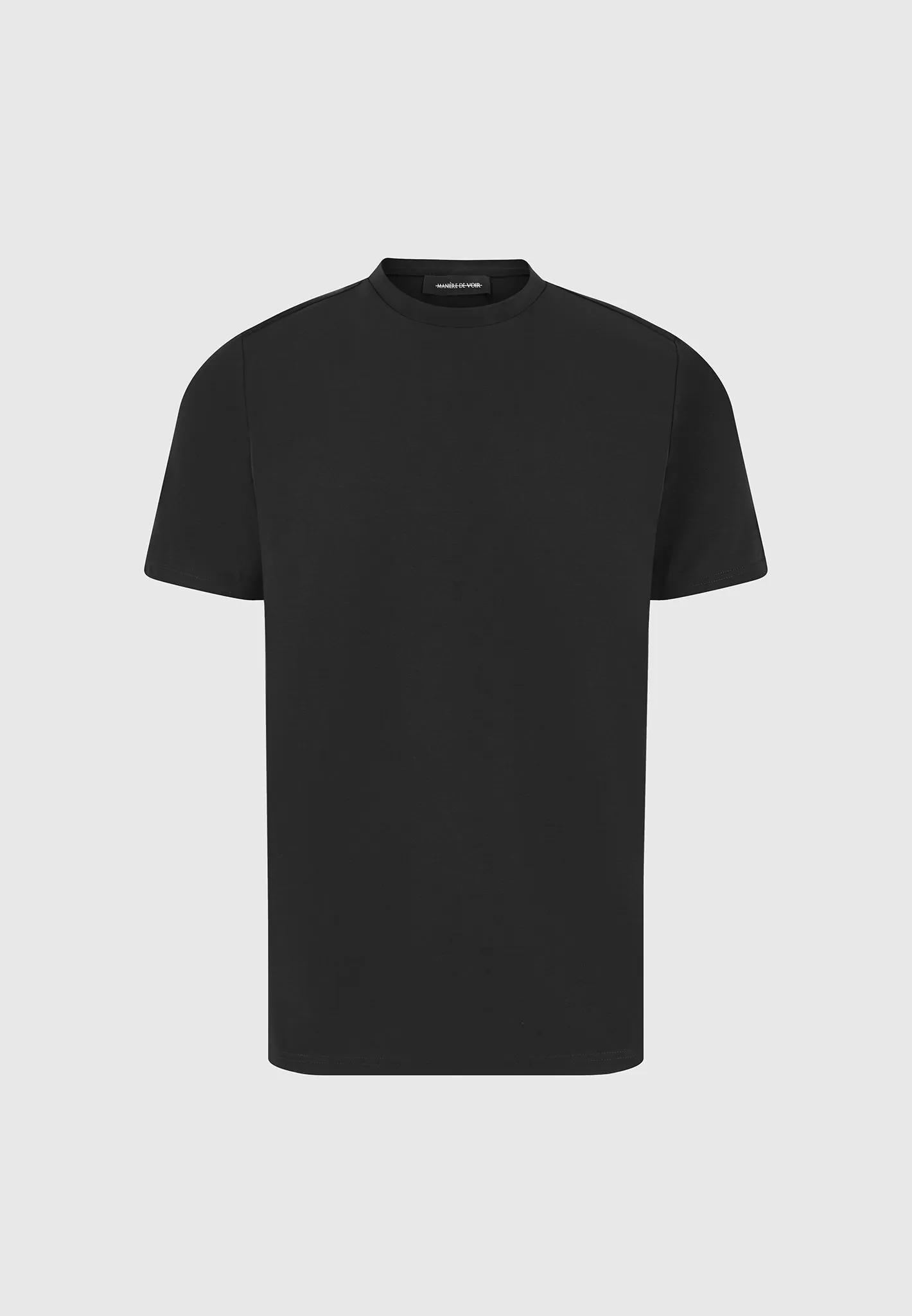 TS003 - Fitted Luxe T-Shirt - Black sold by Maniere De Voir product image thumbnail 5