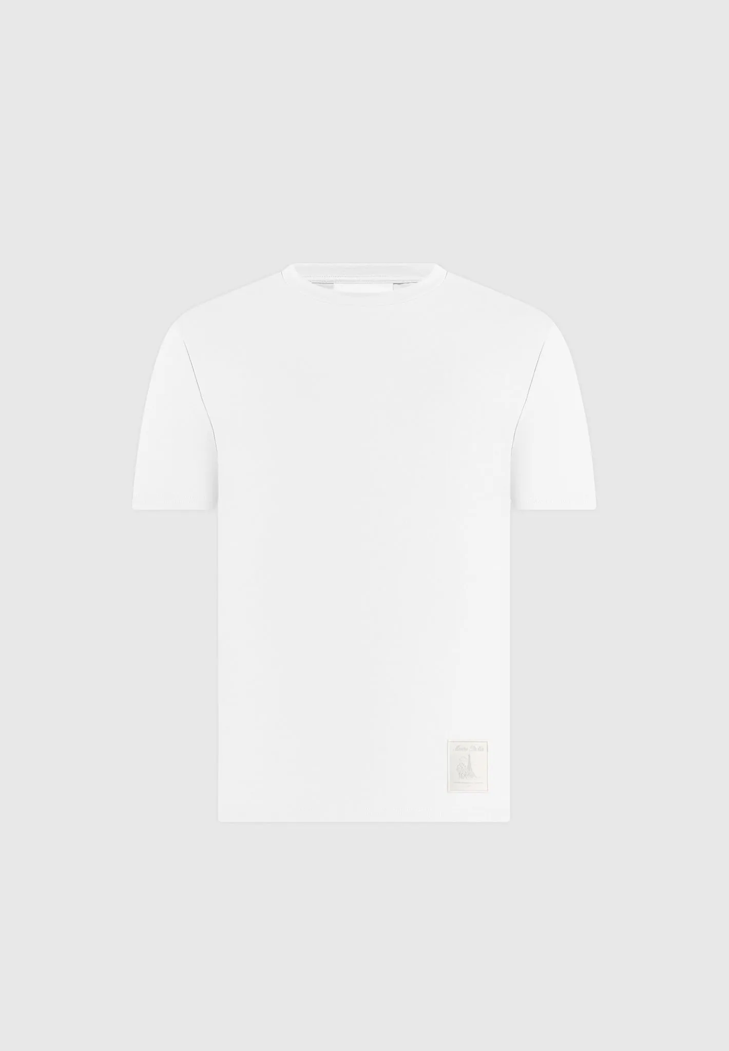 TS002 - Regular Fit Cotton T-Shirt - White sold by Maniere De Voir product image thumbnail 2
