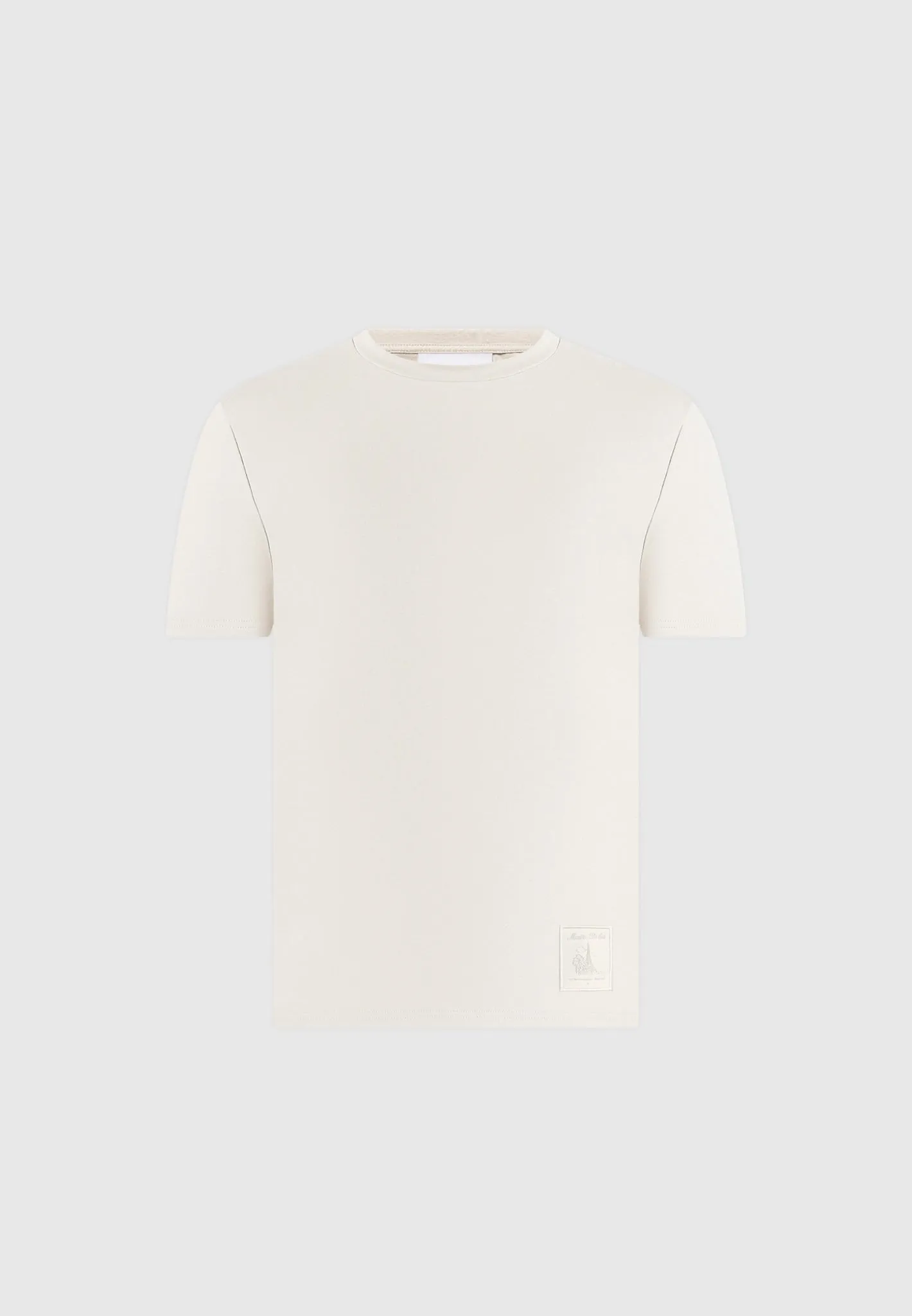 TS002 - Regular Fit Cotton T-Shirt - Cream sold by Maniere De Voir product image thumbnail 2