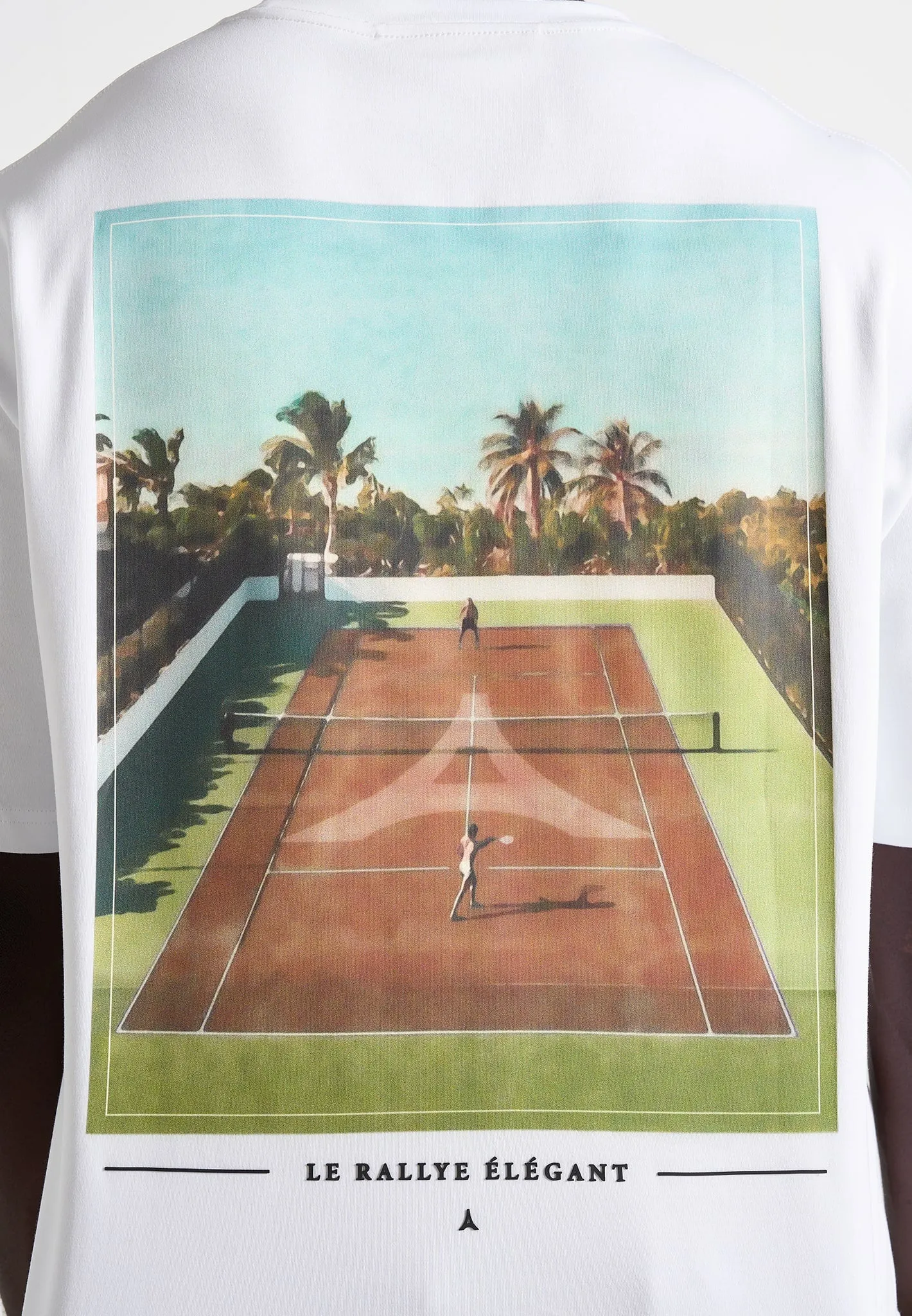 Aaron - Club Saint-Tropez Cotton T-Shirt - White sold by Maniere De Voir product image thumbnail 3