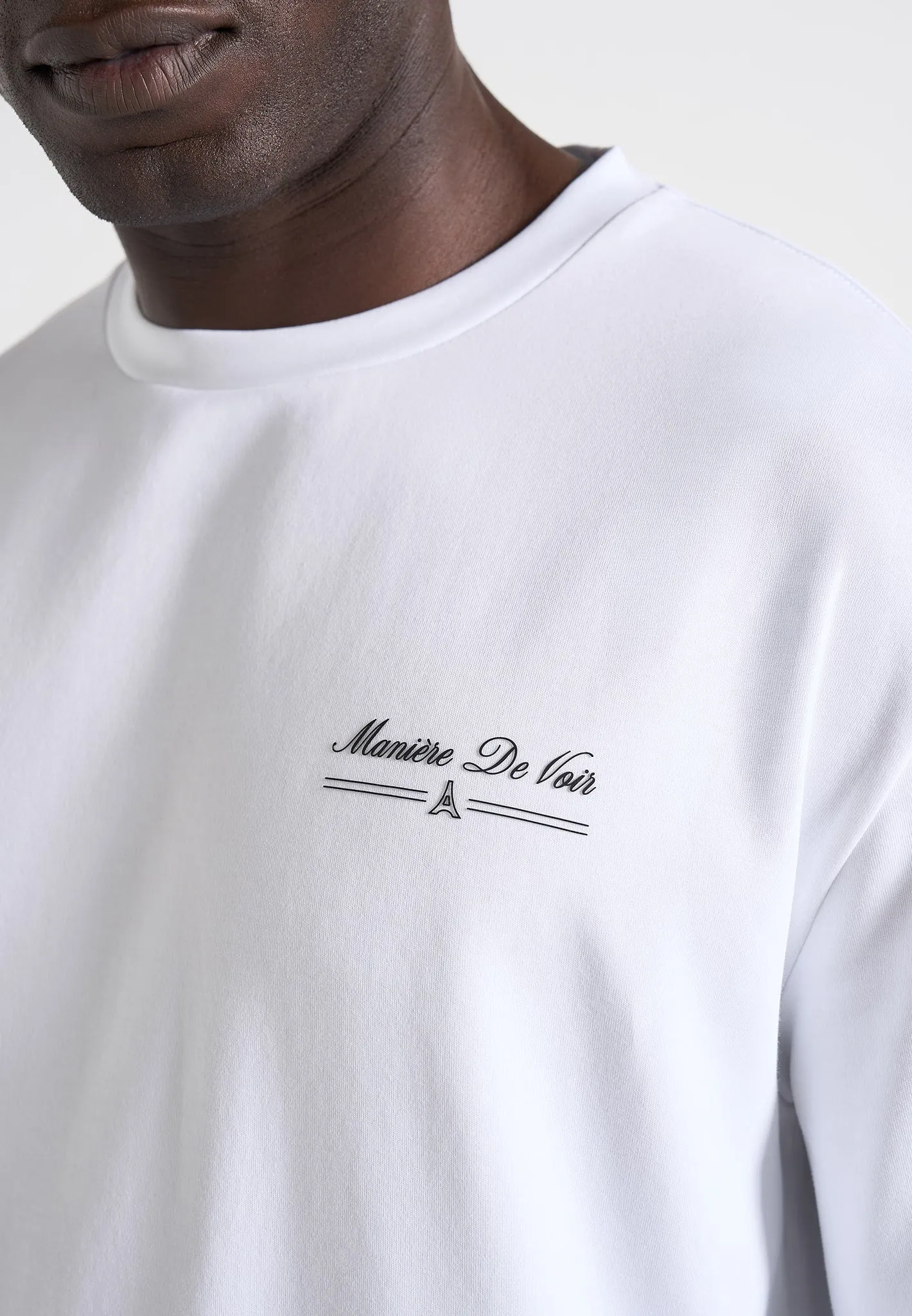 Kian - Circuit De Monaco Cotton T-Shirt - White sold by Maniere De Voir product image thumbnail 4