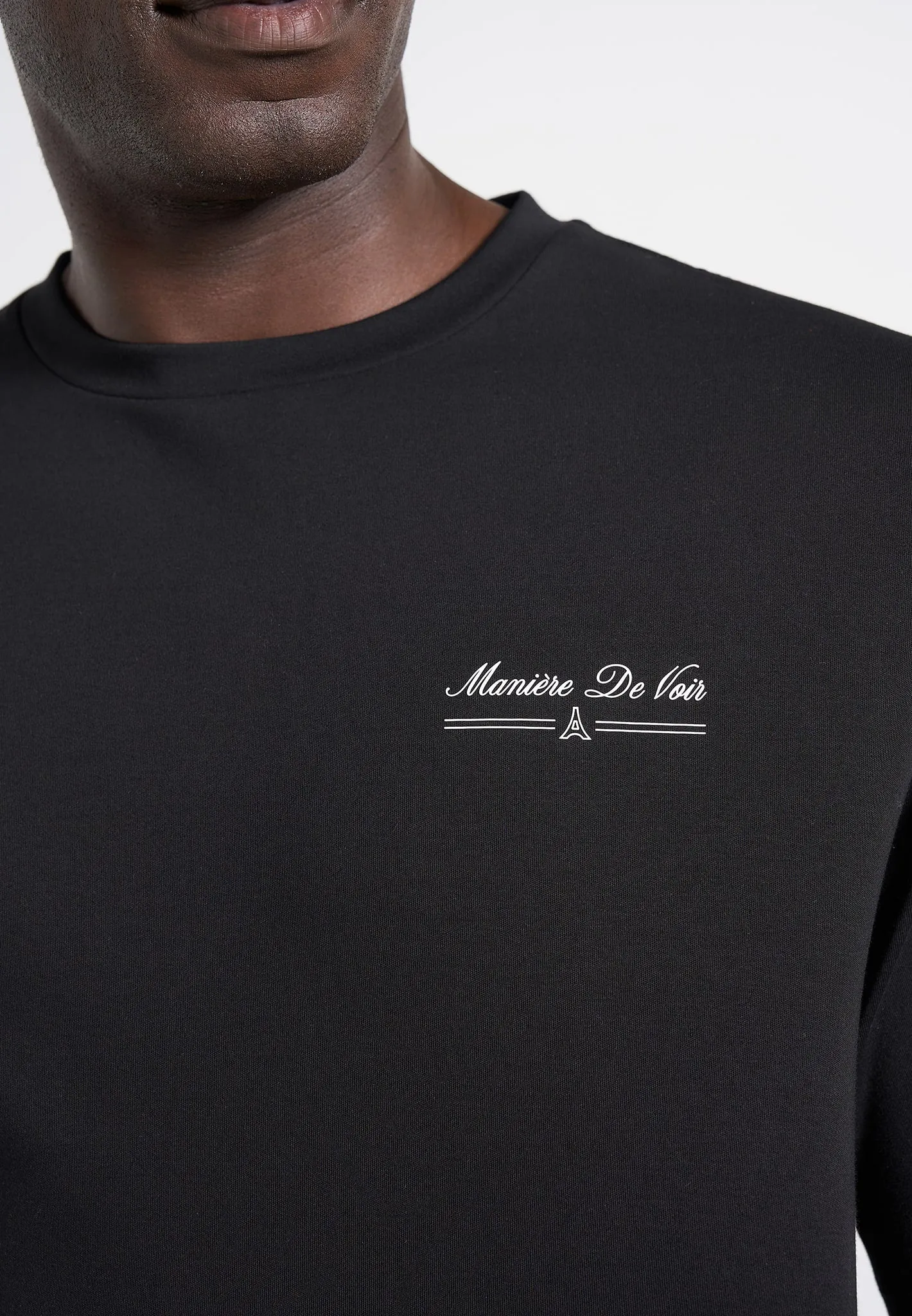 Kian - Circuit De Monaco Cotton T-Shirt - Black sold by Maniere De Voir product image thumbnail 2