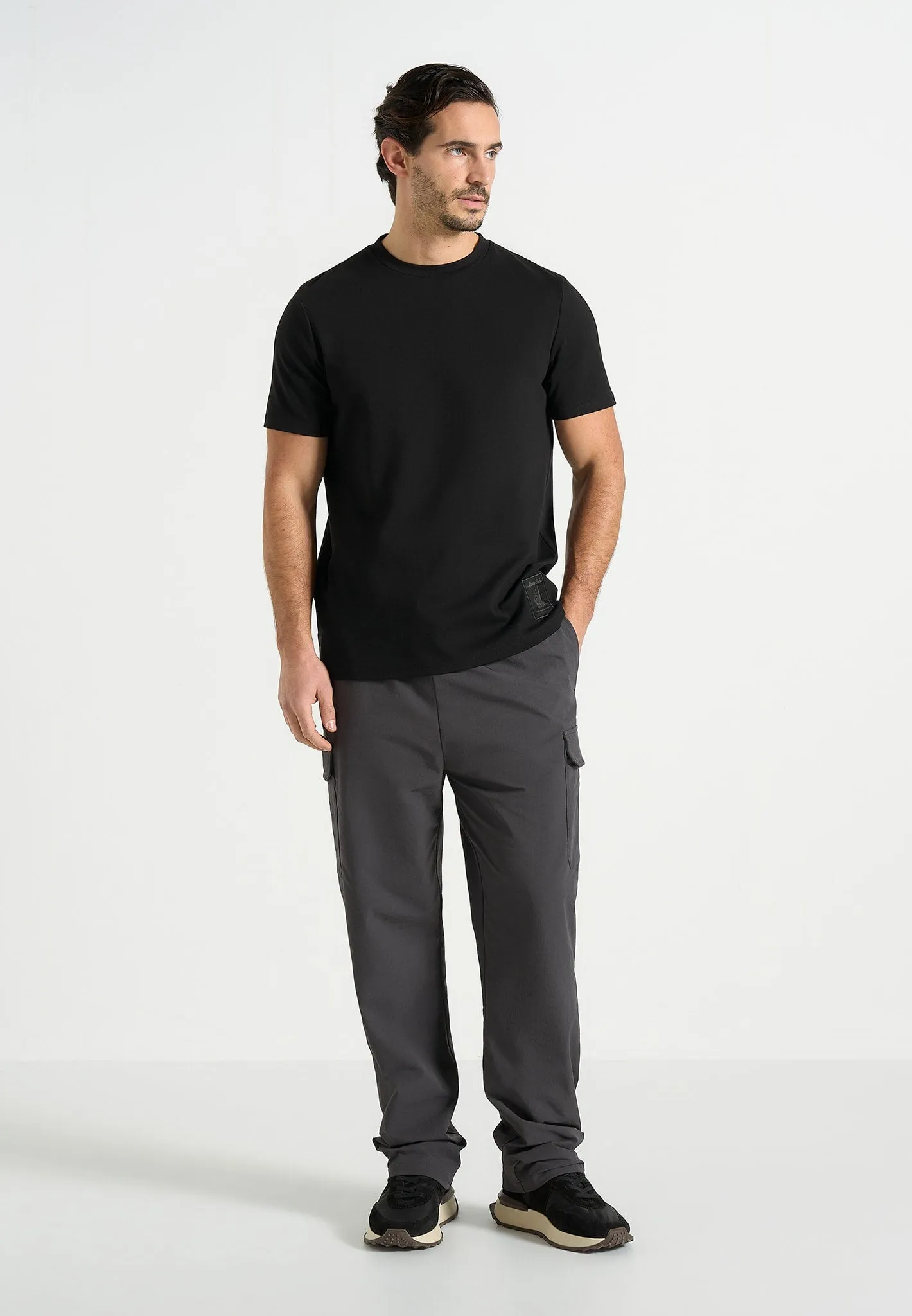 Rayan - Technical Cargo Trousers - Charcoal sold by Maniere De Voir product image thumbnail 2