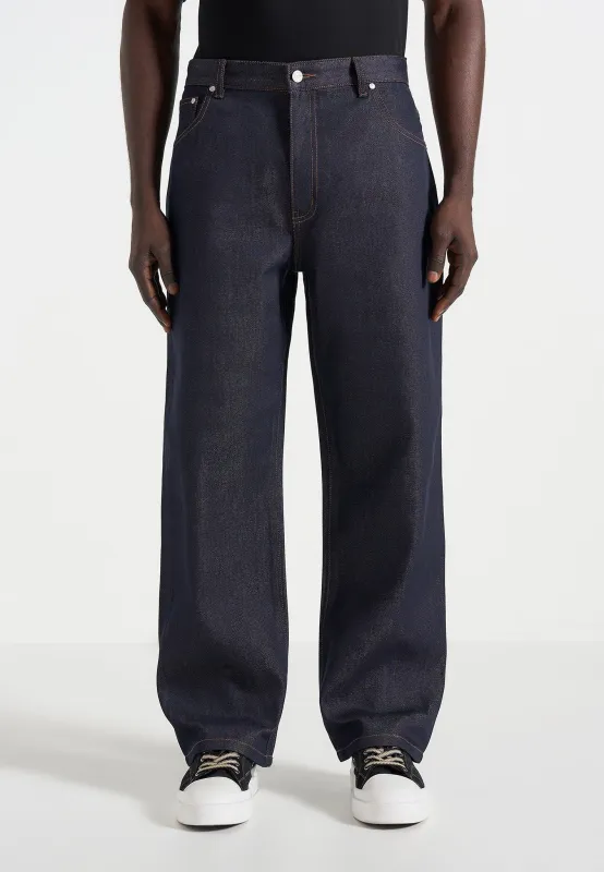 DN002 - Relaxed Fit Jeans - Indigo sold by Maniere De Voir