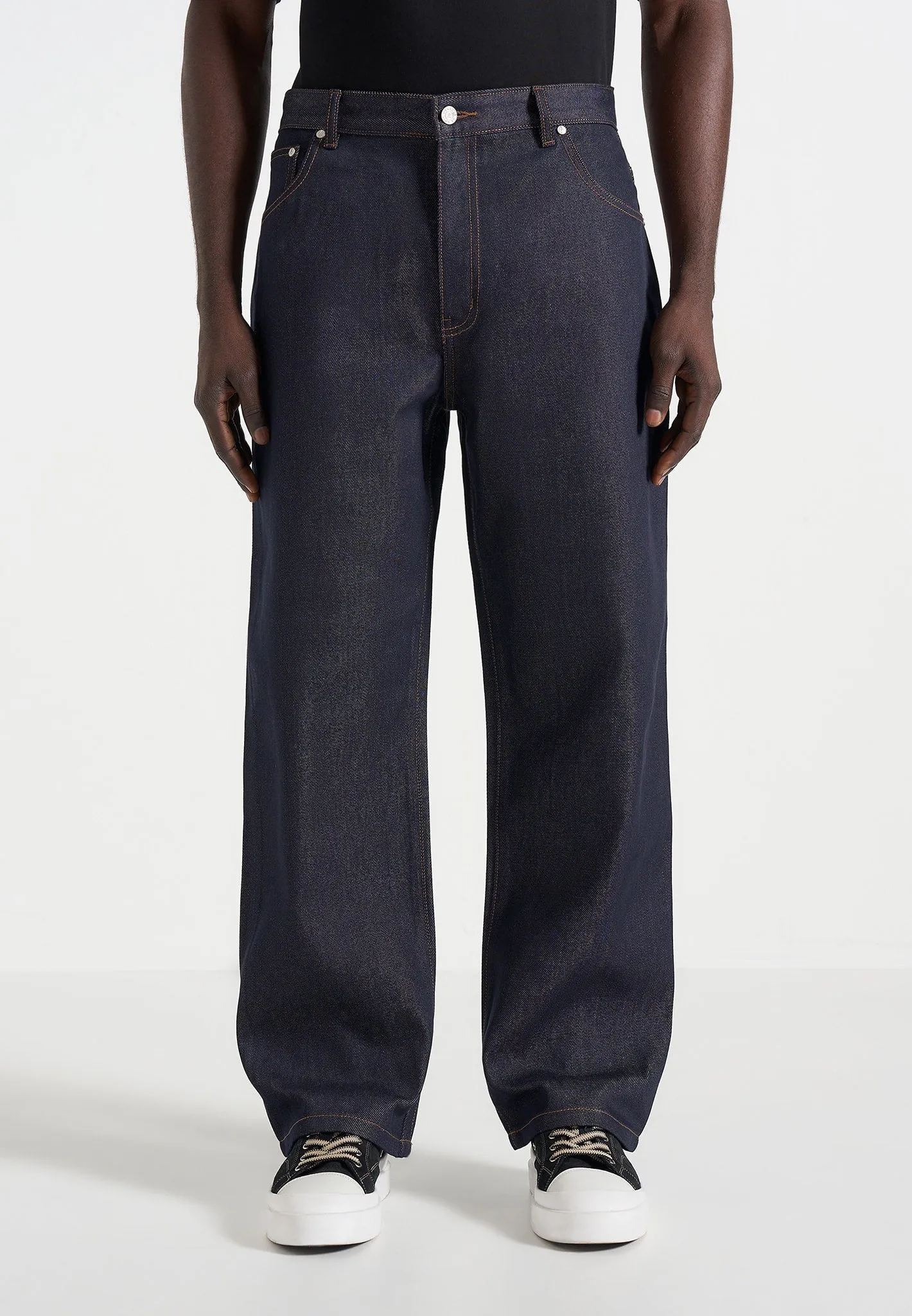 DN002 - Relaxed Fit Jeans - Indigo sold by Maniere De Voir