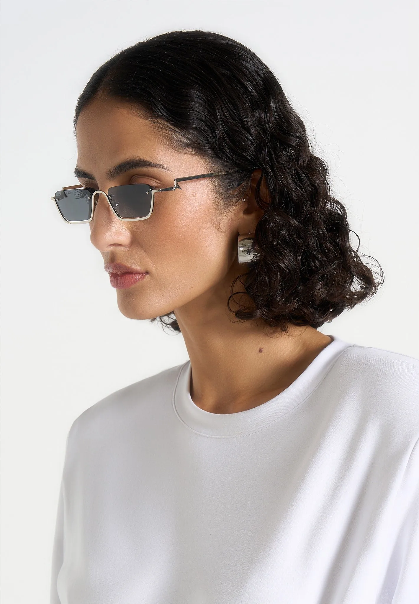 Kai - Frameless Sunglasses - Silver sold by Maniere De Voir product image thumbnail 2