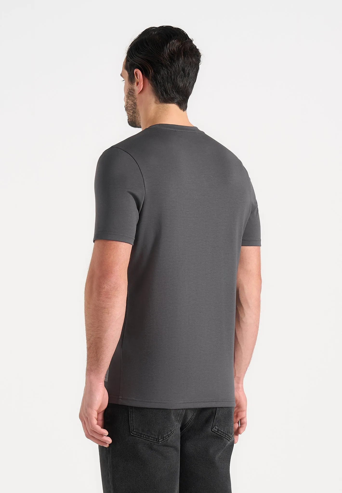 TS003 - Fitted Luxe T-Shirt - Charcoal Grey sold by Maniere De Voir product image thumbnail 3