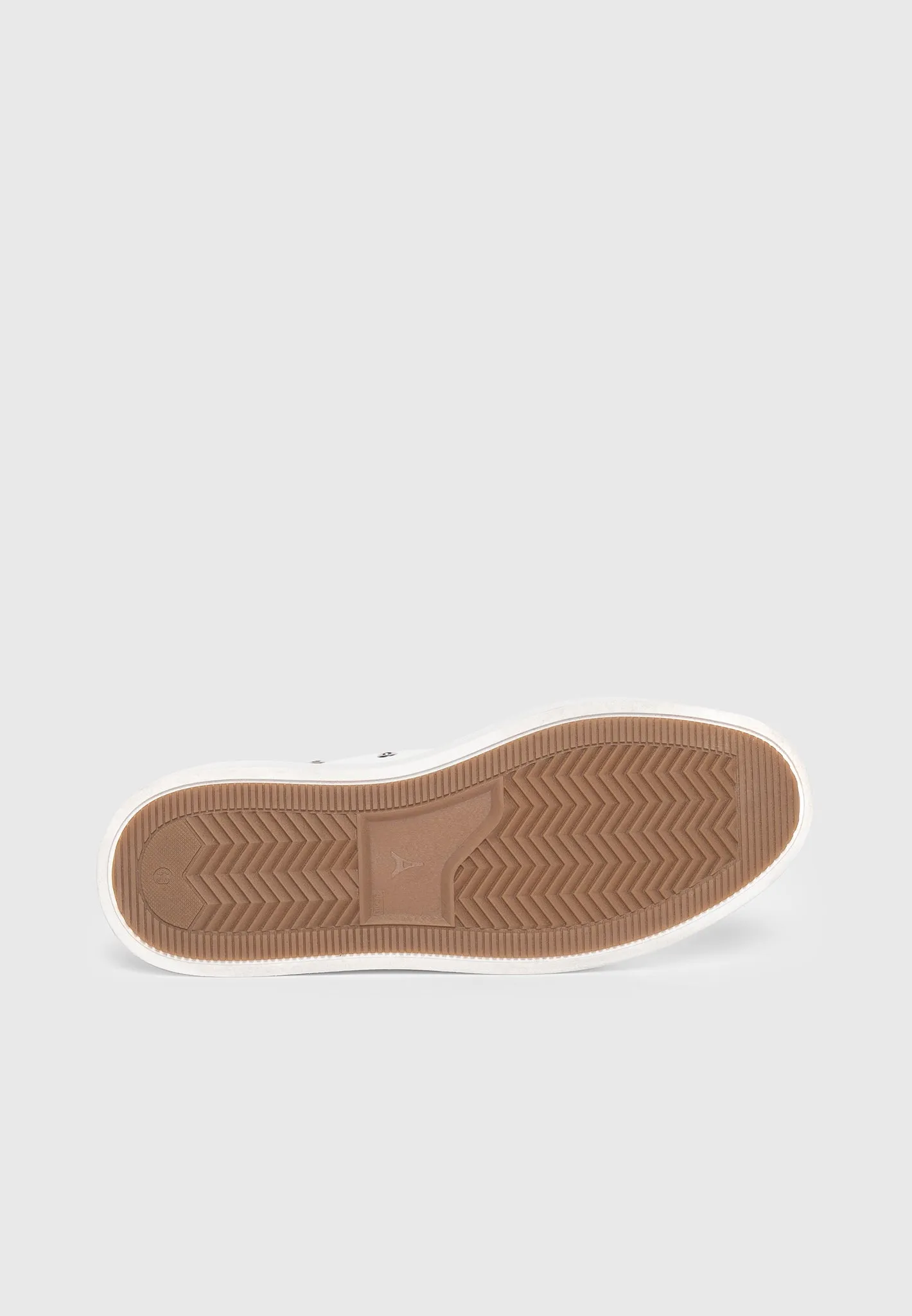 Men's Vienna - Leather Contrast Stitch Sneakers - White sold by Maniere De Voir product image thumbnail 5