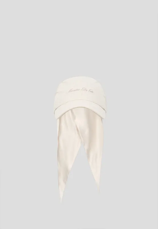 Arianne - Linen Bandana Cap - Natural made by Maniere De Voir