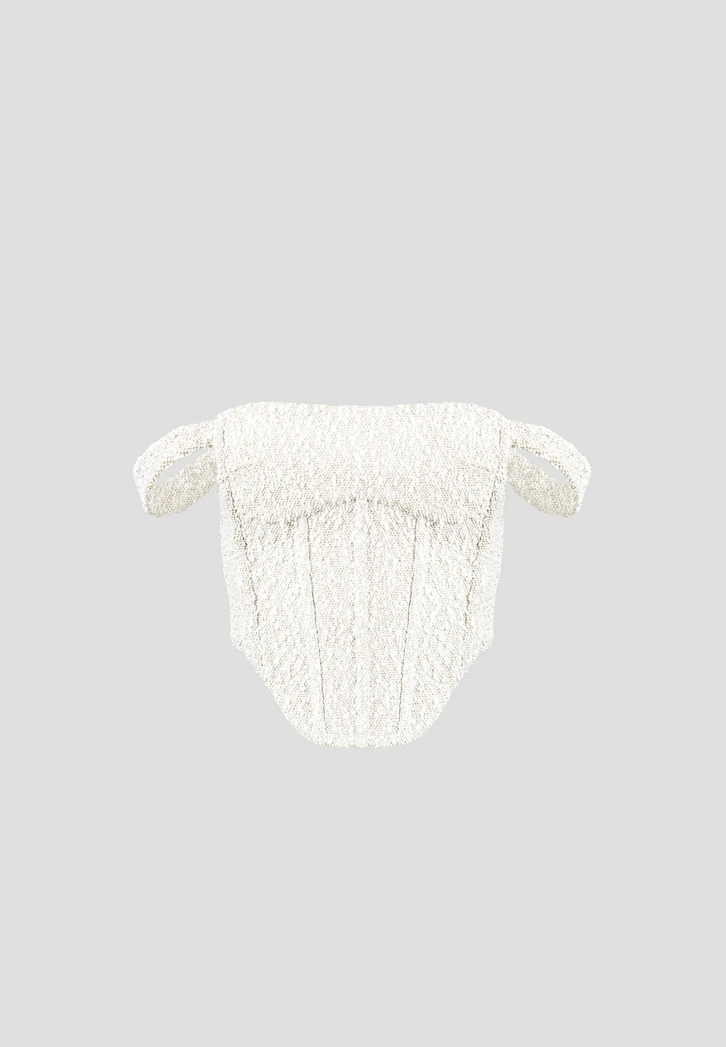 Bonnie - Boucle Bardot Corset Top - Off White sold by Maniere De Voir product image thumbnail 5