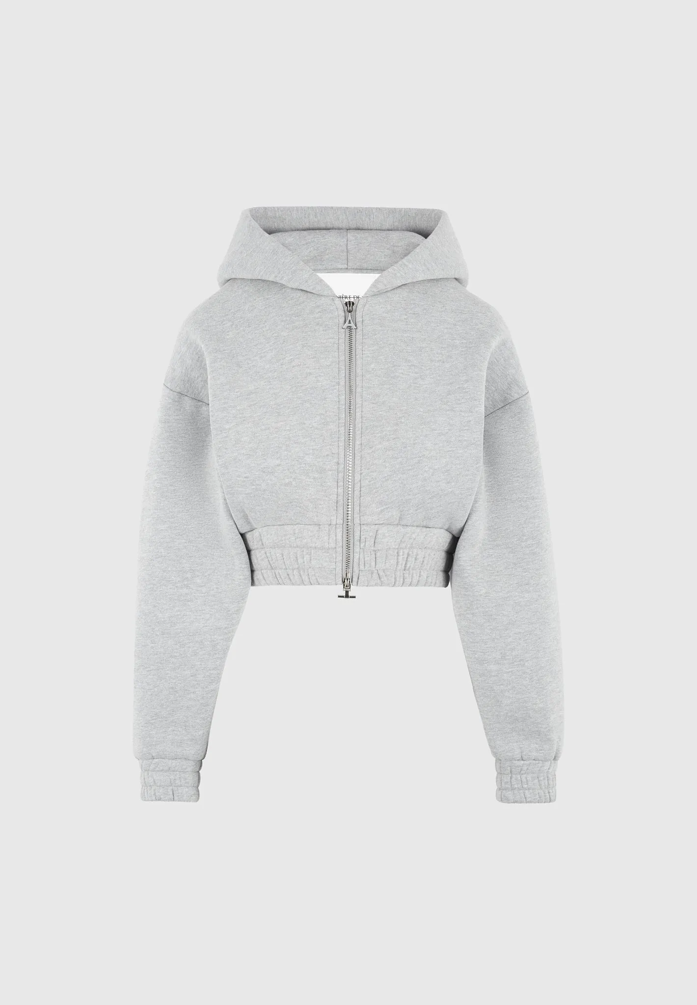 Josiane - Relaxed Zip Through Hoodie - Grey sold by Maniere De Voir product image thumbnail 5