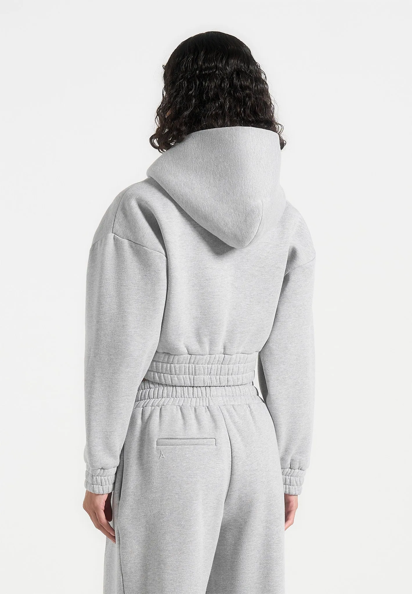 Josiane - Relaxed Zip Through Hoodie - Grey sold by Maniere De Voir product image thumbnail 3