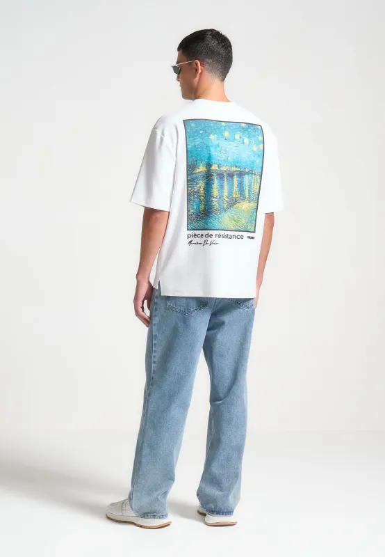 Piece De Resistance - Van Gogh Cotton T-Shirt - White made by Maniere De Voir