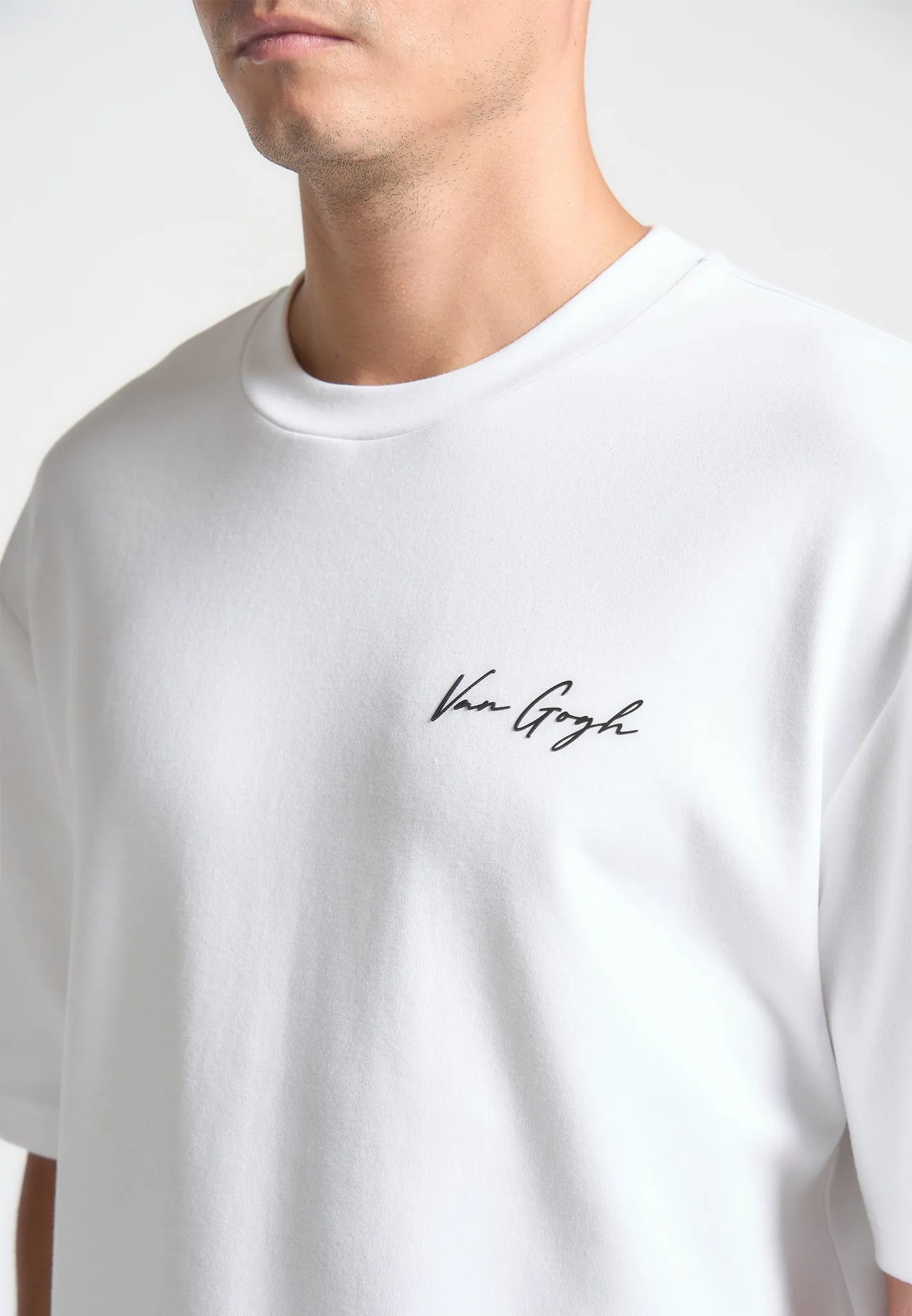 Piece De Resistance - Van Gogh Cotton T-Shirt - White sold by Maniere De Voir product image thumbnail 2