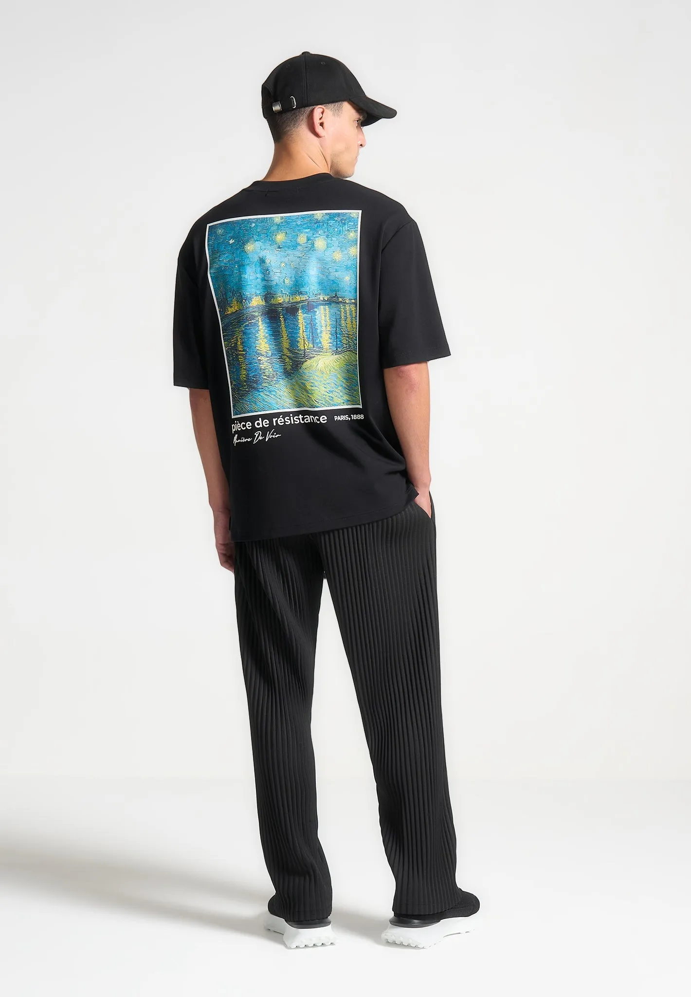 Piece De Resistance - Van Gogh T-Shirt - Black sold by Maniere De Voir product image thumbnail 3