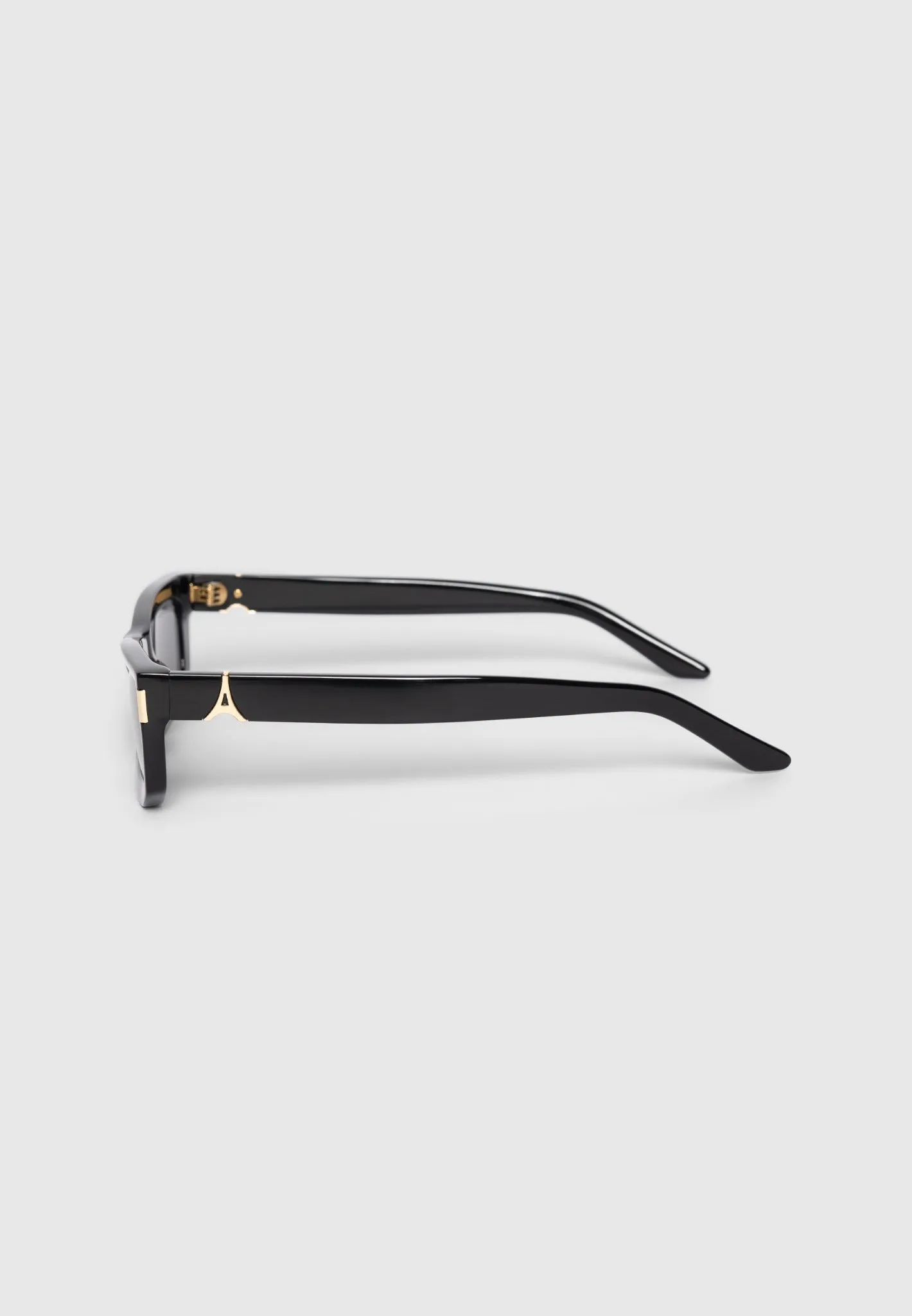 Milan - Curved-Frame Sunglasses - Black sold by Maniere De Voir product image thumbnail 4