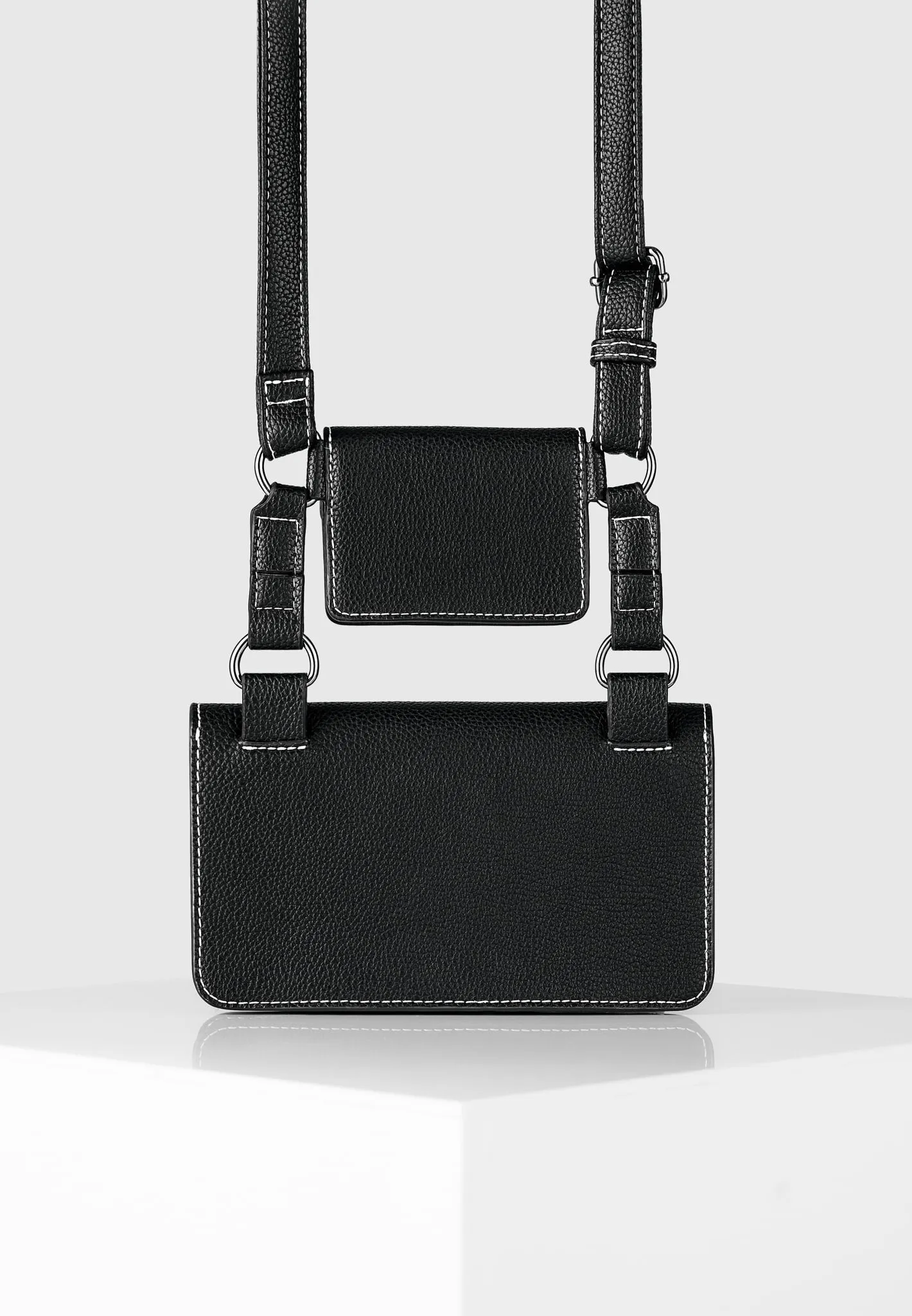 Monet - Duo Crossbody Bag - Black sold by Maniere De Voir product image thumbnail 4