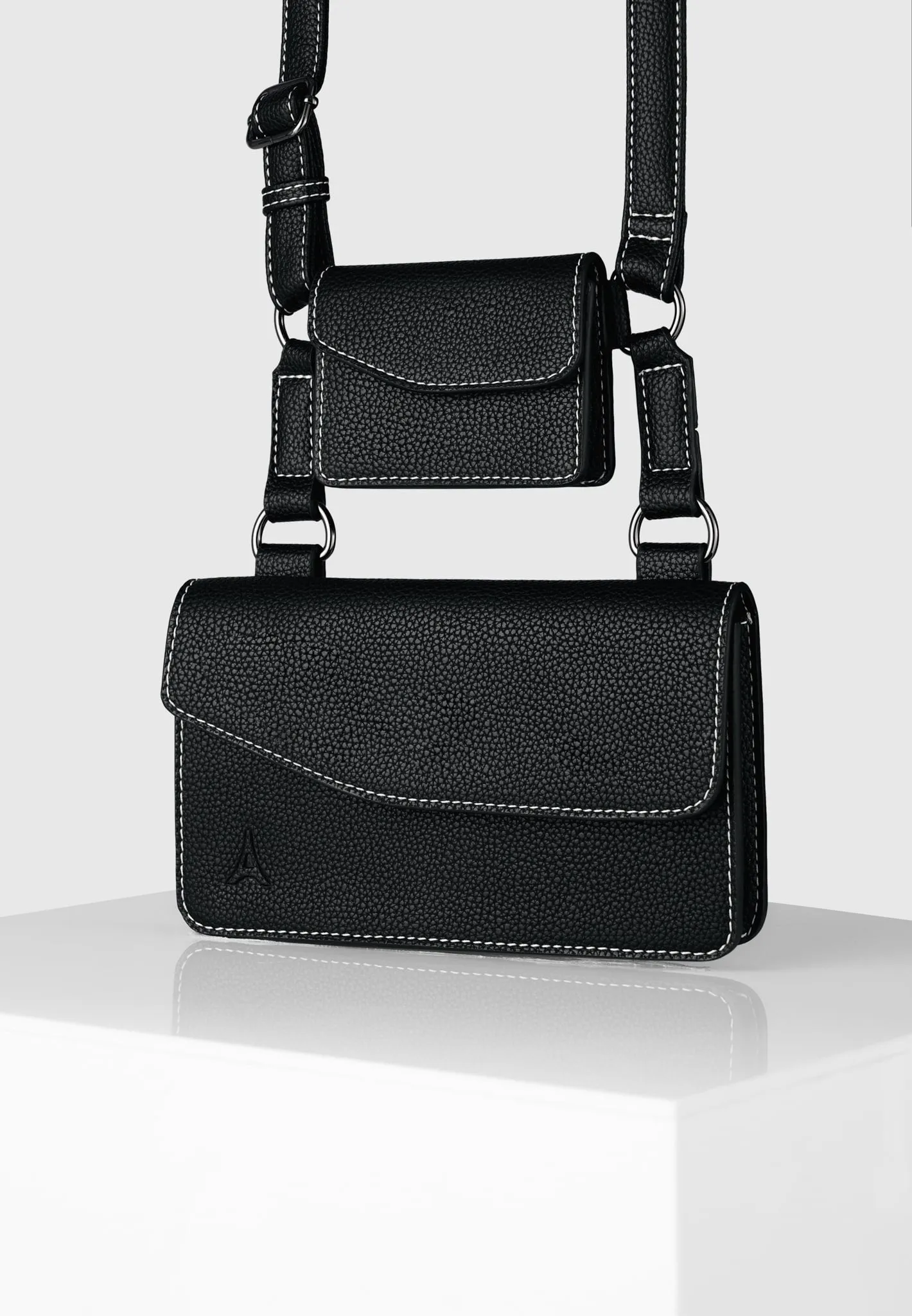 Monet - Duo Crossbody Bag - Black sold by Maniere De Voir product image thumbnail 3