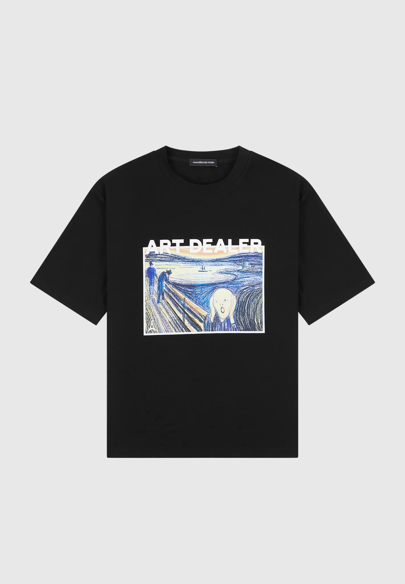 Art Dealer Graphic T-Shirt - Black sold by Maniere De Voir