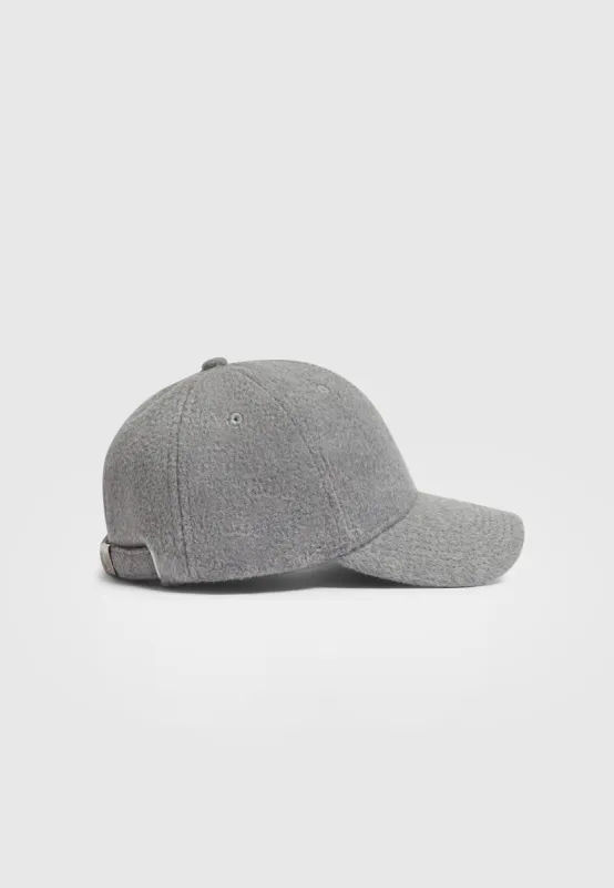 Wool Blend Cap - Light Grey sold by Maniere De Voir