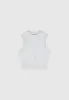 Jersey Racer Crop Top - Grey sold by Maniere De Voir
