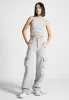 Jersey Racer Crop Top - Grey sold by Maniere De Voir