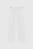 Pierre - Relaxed Fit Textured Pleated Tailored Trousers - Grey sold by Maniere De Voir