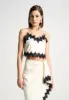 Satin and Lace Camisole Top - Ivory sold by Maniere De Voir