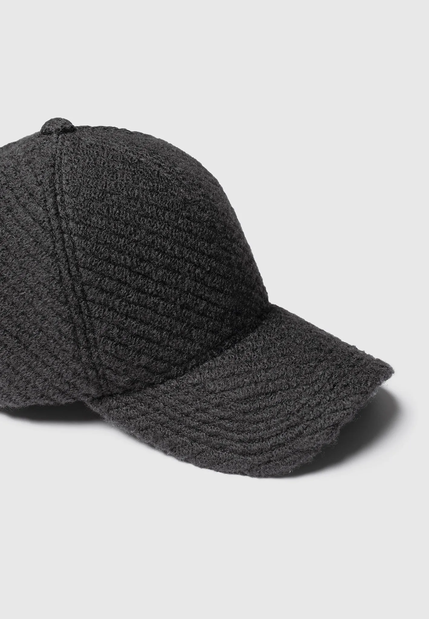 Wool Twill Cap - Black sold by Maniere De Voir product image thumbnail 3