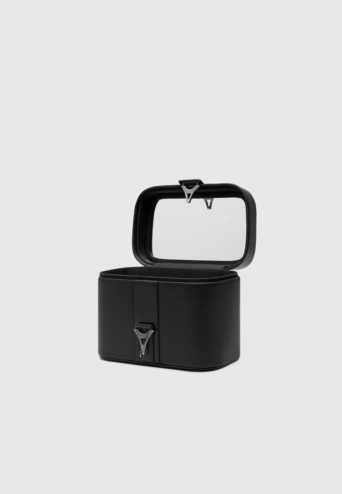 Leather Eiffel Clasp Vanity Case - Black sold by Maniere De Voir product image thumbnail 5